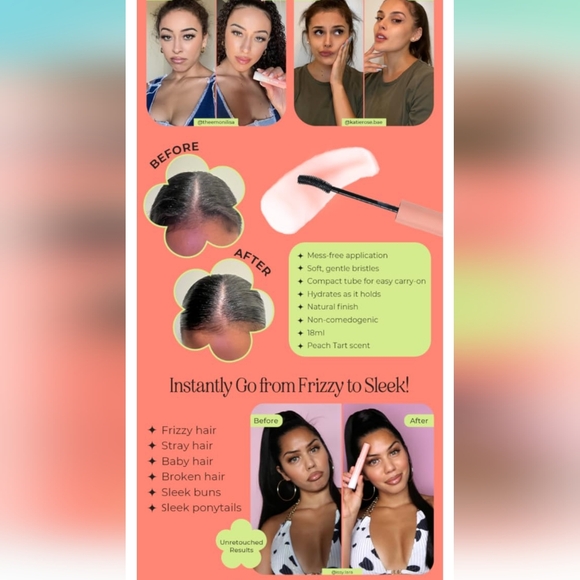 Quick slick flyaway hair stick Light Peach new INH - Picture 5 of 11